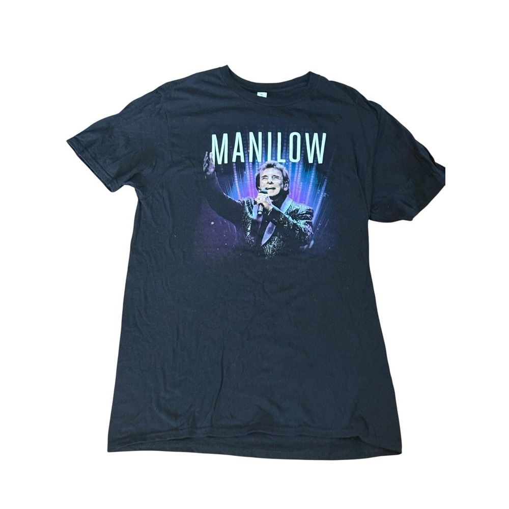 Barry Manilow Last Concerts Tour 2024 Double Sided T Shirt Unisex SZ Medium